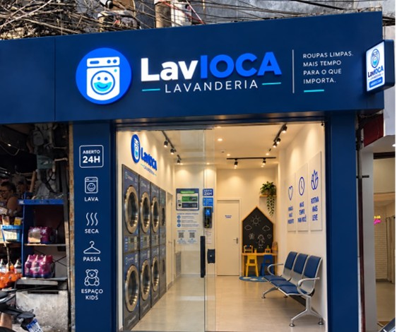 LavIOCA Clássica — fachada de loja de rua